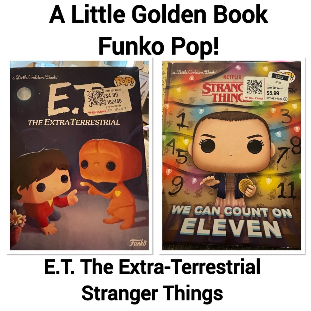 A Little Golden Book Funko Pop! E.T.  & Stranger Things New Children’s Books